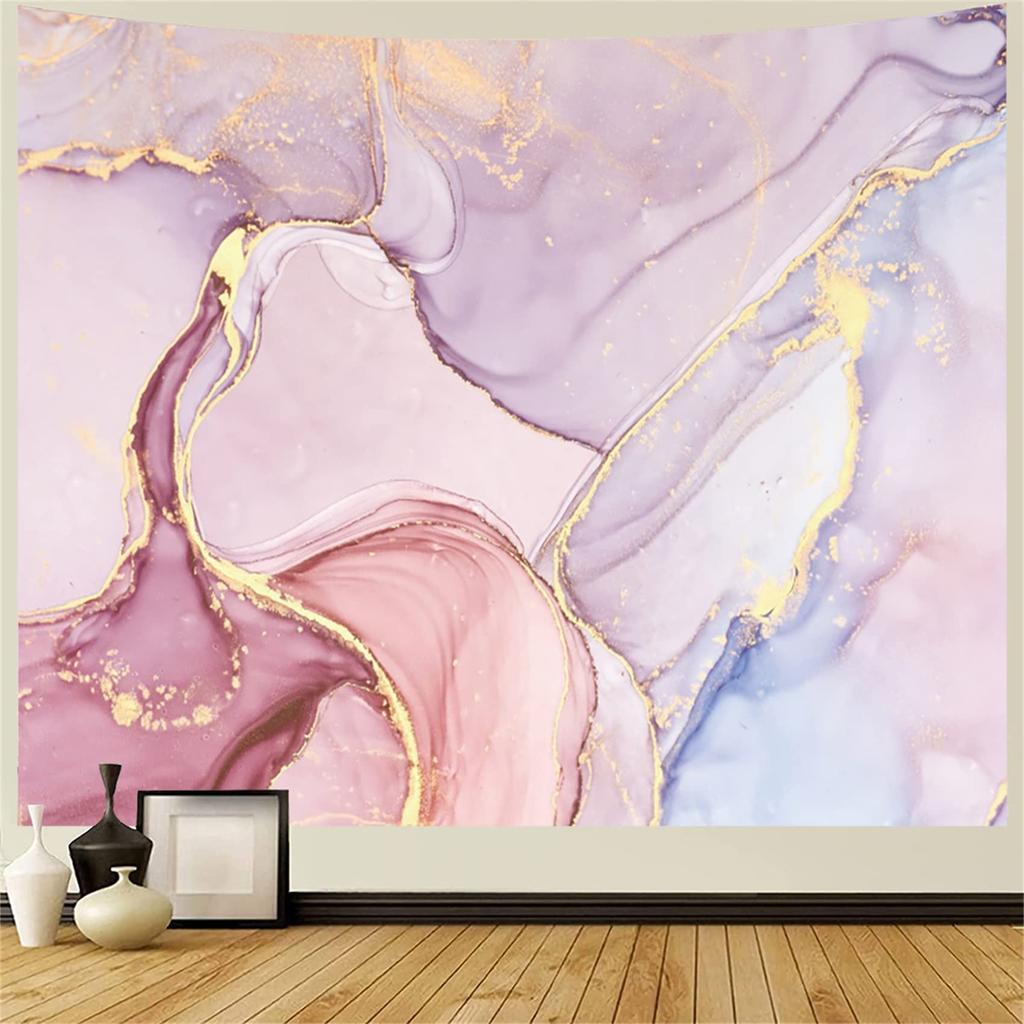 Мраморный узор розовый абстрактный художественный принт узор гобелен для дома общежитие спальня гостиная декор стен фон ткань гобелен