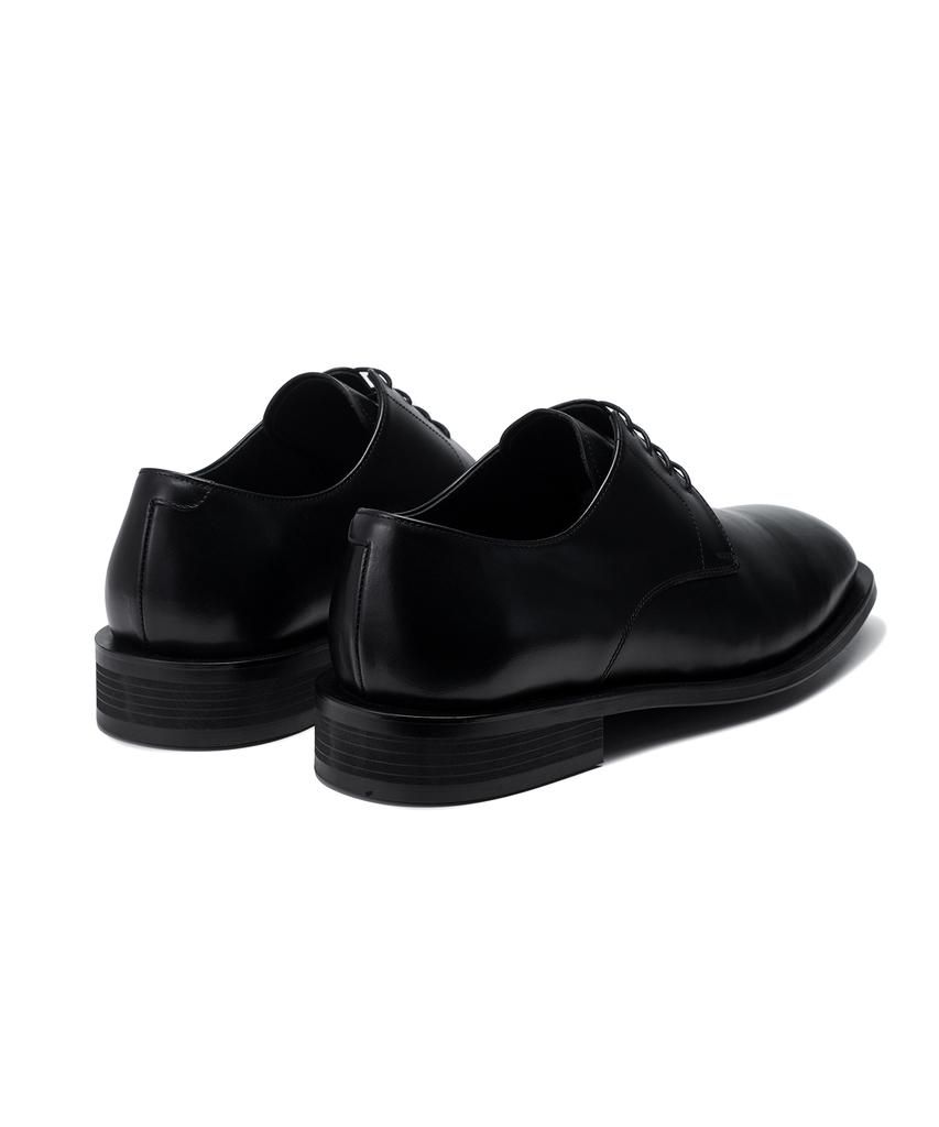 Musinsa Standard Wide Plain Derby Shoes [Black]