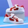 Women's Shoes 2026 Autumn New Velcro Non-slip Wear-resistant Microfiber/EVA Waterproof Solid Color Zhongda Children's Sports