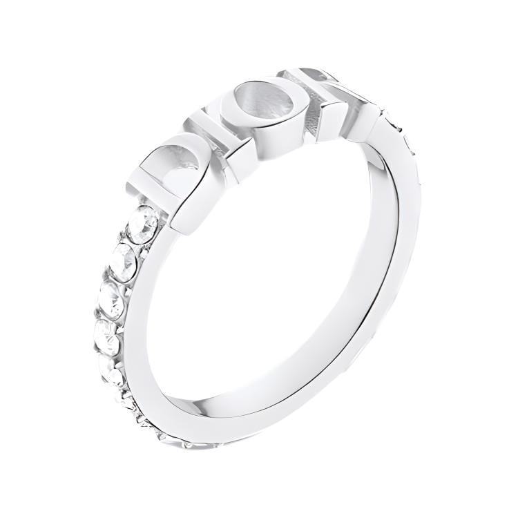 Dior Металлические кольца Женские Серебряные R1009DVOCY-D009