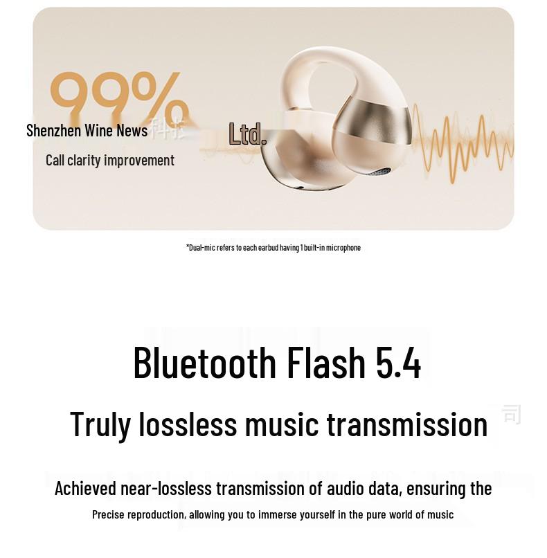 Bluetooth-наушники-клипсы M09: Безболезненное, Долговечное с Супердолгим Сроком Работы от Батареи на 2025 год