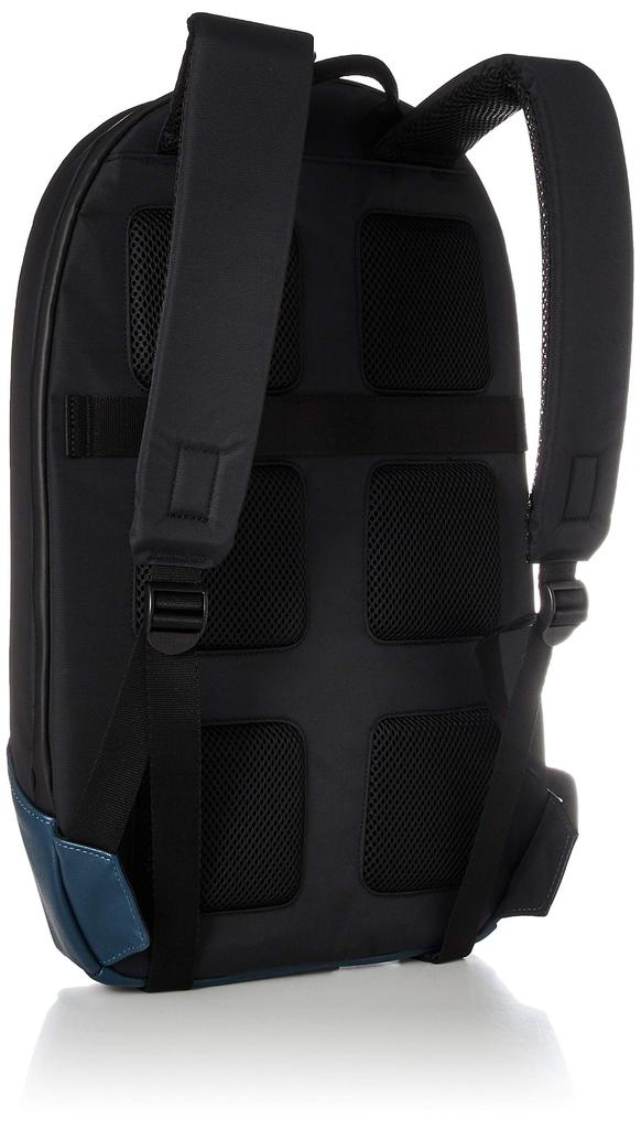 Moleskine Metro Backpack 15-inch Laptop Business Backpack for Men and Women, Black x Sapphire Blue