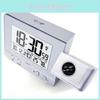 Digital Alarm Projection Clock With Temperature Time And Usb Charging Daily Use