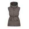Cotton vest women's short autumn and winter new cotton vest waist thin hooded vest cotton vest