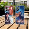 Чехол для телефона с персонажами аниме Кирито и Асуна для Samsung S25, S24, S21, S22, S23, S30, Ultra, S20, Plus, Fe Прозрачный чехол
