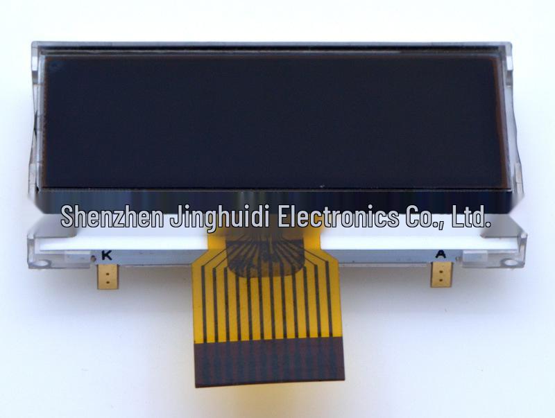 1.5-Inch Dot Matrix LCD Module with SPI Interface, Model JHD12848-G16BSW-F1-BL