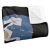 David Bowie Silky Guitar Gradient Supersoft Blanket