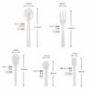 Shimojima Heiko Spoons, Plastic, Clear, 12.3cm, Loose, 100 Count, 004513006