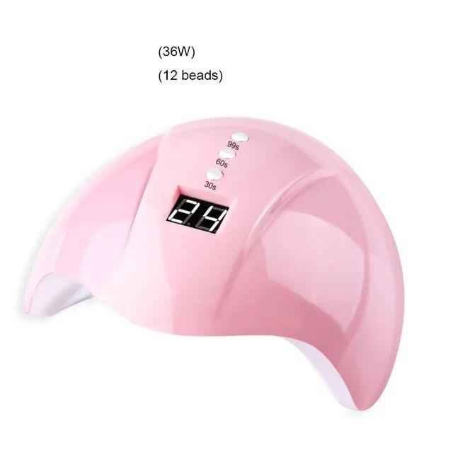 Sun Uv Led Lamp For Nails Dryer 36w Ice Lamp For Manicure Gel Nail Lamp Drying Lamp For Gel Varnish