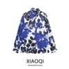 Fashion Style 2024 Spring New Arrival Women's Clothing Loose Temperament Flower Print Shirt Tops 2342205 330