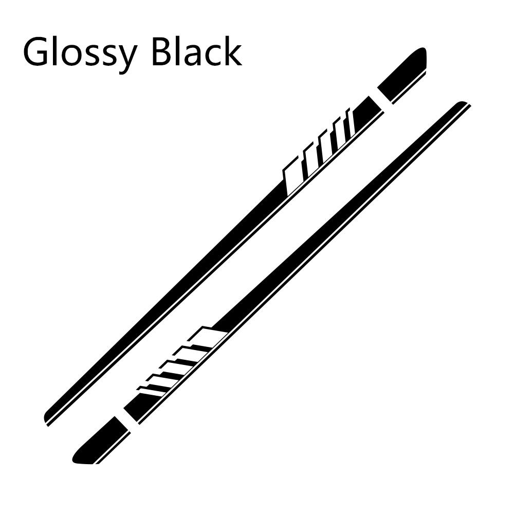 2Pcs/lot Car Waist Side Skirt Decoration Stickers Decals Vinyl For Mercedes Benz W205 W203 W204 C Class Auto Car Accessories