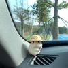 Hamster Cute Resin Doll Machine Car Decoration Car Straw Hat Hamster Car Accessories Random Style Cars Accessories Interior