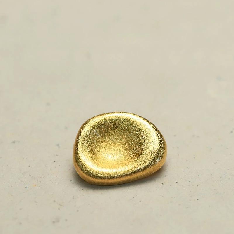 5pcs Fashionable Concave Metal Buttons Beautiful Plating Metal Gold/Silver Buttons Clothes Decorative Buttons