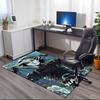 Custom Name Halloween horror Printed Carpet, for Office Chair Living Room Bedroom Kitchen Room Decor Gifts.