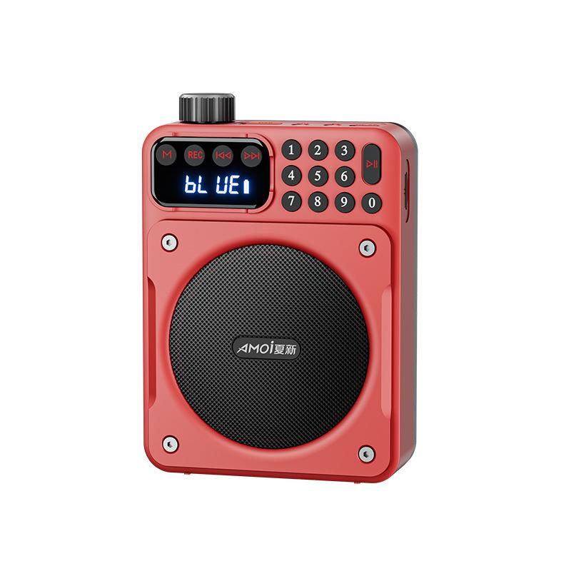 Мини Цифровое FM Радио HD Дисплей 76-108 МГц Радио Беспроводной Bluetooth 5.3 Динамик Портативный Усилитель Голоса с Слотом для TF-карты USB