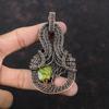Подвеска из стихтита «Дерево жизни», обернутая медной проволокой, подвеска из настоящего драгоценного камня, ручная работа, подарок жене, обернутая медной проволокой, ювелирные изделия
