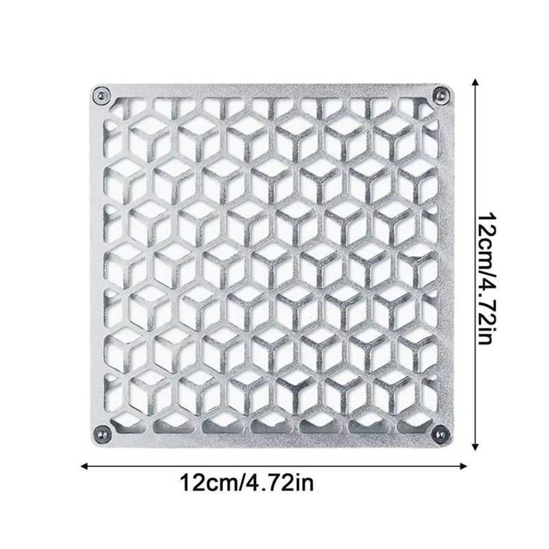 J1UL1N Stainless Steel Drink Coasters Set - Non-Slip, Double Coaster For Outdoor Camping, Alcohol Stove & Mug Metal Mat