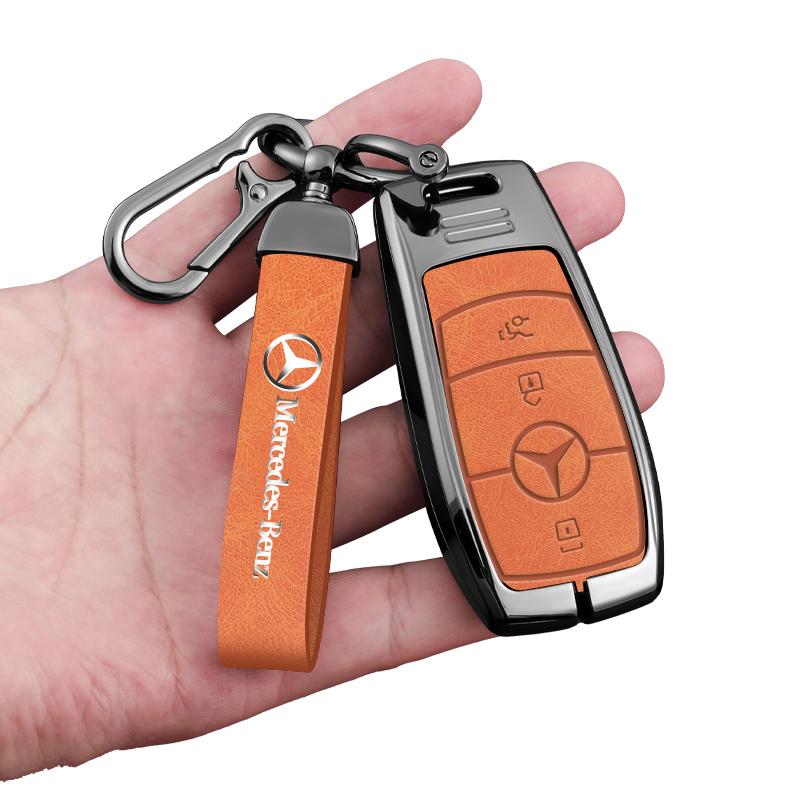 2025 New Car Remote Key Case Cover Protector Holder Shell Fob Pouch for Mercedes Benz C260L A200L E200L E300L GLC260L car access