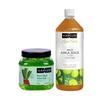 Kapiva Aloe Vera Skin Gel 500g + Kapiva Thar Aloe Vera Juice 1L | Perfect Combo for Your Skin Care Needs | Moisturizes and Hydrates the Skin
