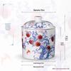 Jingdezhen Ceramic Tea Caddy with Nine Peaches Pattern
