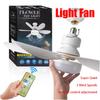 E27 LED Ceiling Fan Light with Remote Control, 30W, Dimmable, 85-265V, Suitable for Living Room, Study, and Home Use