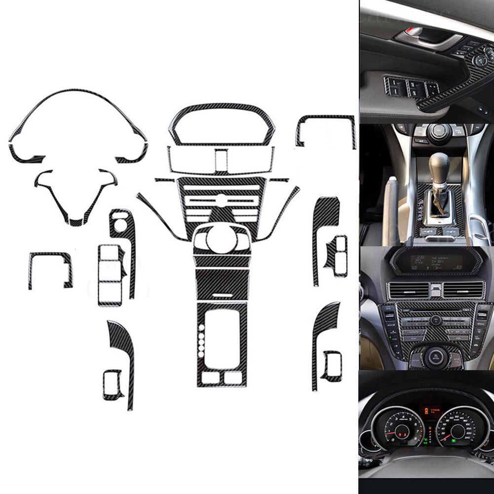 Автозапчасти Комплект отделки салона Автомобильные аксессуары Углеродное волокно Пылезащитное эпоксидное покрытие Замена Водонепроницаемый Черный