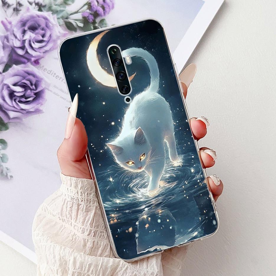 Чехол для Oppo Reno 2 Reno 2F 2Z Стильный Чехол с Рисунком Цветов Мягкий Тонкий Чехол для Телефона Для Oppo Reno2 F Z Reno2F Reno2Z Fundas Coque