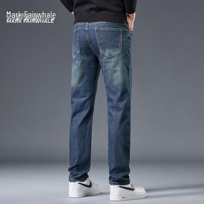 Мужские джинсы Mark Fairwhale из выстиранного денима прямого кроя