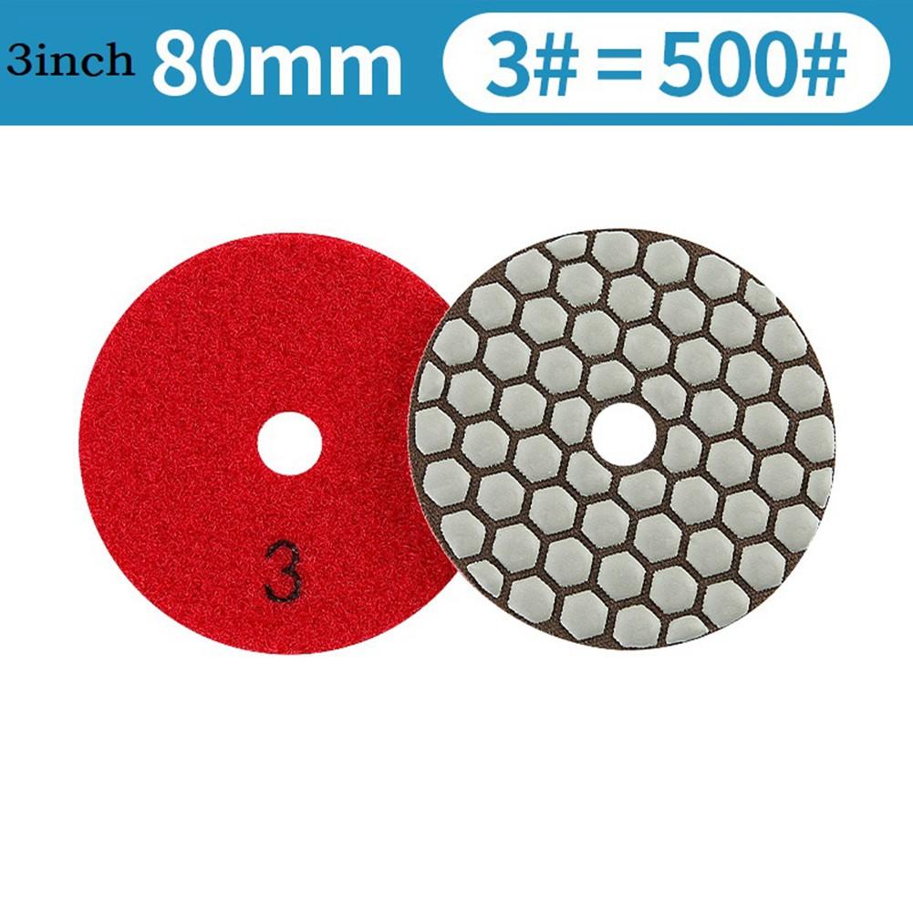 Набор 3-дюймовых алмазных полировальных кругов для шлифовки гранита и мрамора