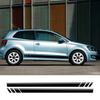 2 шт. Боковые наклейки на автомобиль Для VW Volkswagen Polo 6R 6C 9N2 9J GTI Авто Модификация ПВХ Гоночный Стиль Наклейки Авто Тюнинг Аксессуары