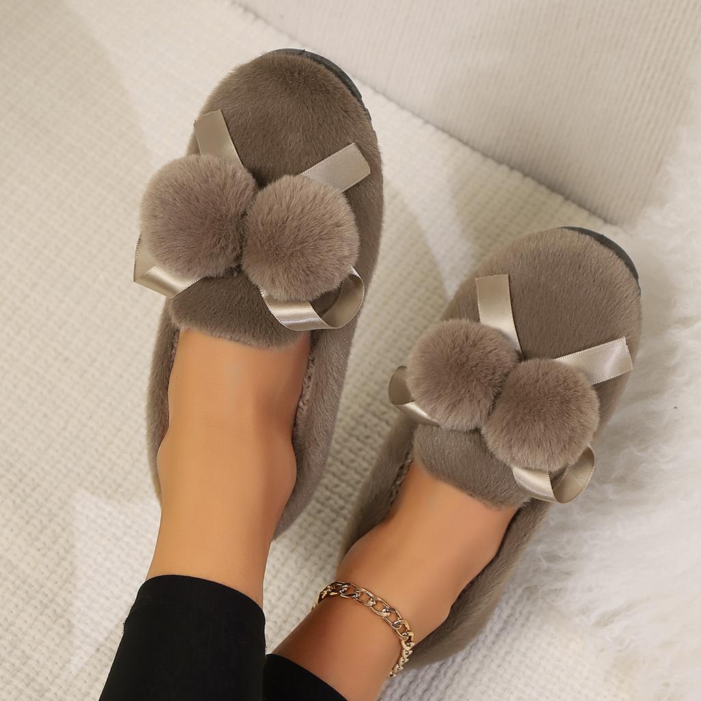 Women Boots New Winter Warm Home Boots Women Furry Indoor Flat Heels Fluffy Boots Fashion Casual Comfortable Shoes for Women