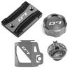 For Yamaha MT07 MT 07 FZ07 2014-2024 2021 2022 2023 Motorcycle Accessories Front Rear Brake Fluid Reservoir Cover Engine Oil Cap