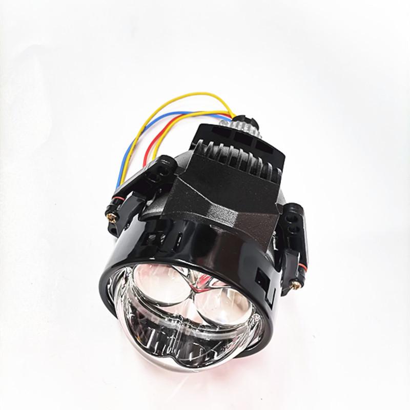 Двойная лазерная светодиодная линза фары: Модификация дальнего и ближнего H7H4 без потерь с двумя источниками света