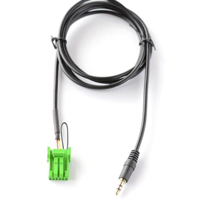 Автомобильный линейный адаптер Aux, разъем 3,5 мм, разъем Aux аудиокабеля, 6-контактный разъем для джаза 2002-2006 гг.