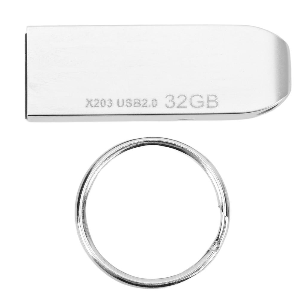 X203 USB-накопитель Портативный USB2.0 из цинкового сплава USB-флешка для ноутбука, планшета, работы, на каждый день