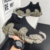 Shoes Men's Summer Youth Sports Leisure Non-slip and Wear-resistant Men's Shoes Thick-soled Heightening Flying Woven Tide Shoes