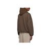 Fear of God Essentials нейлоновый флисовый худи Heather Wood/Wood мужские топы серый 202SU244312F
