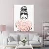 Fashion Poster Flowers Women Perfume Wall Art Canvas Painting Nordic Print Lashes Lips Books Picture Modern Salon Beauty Decor