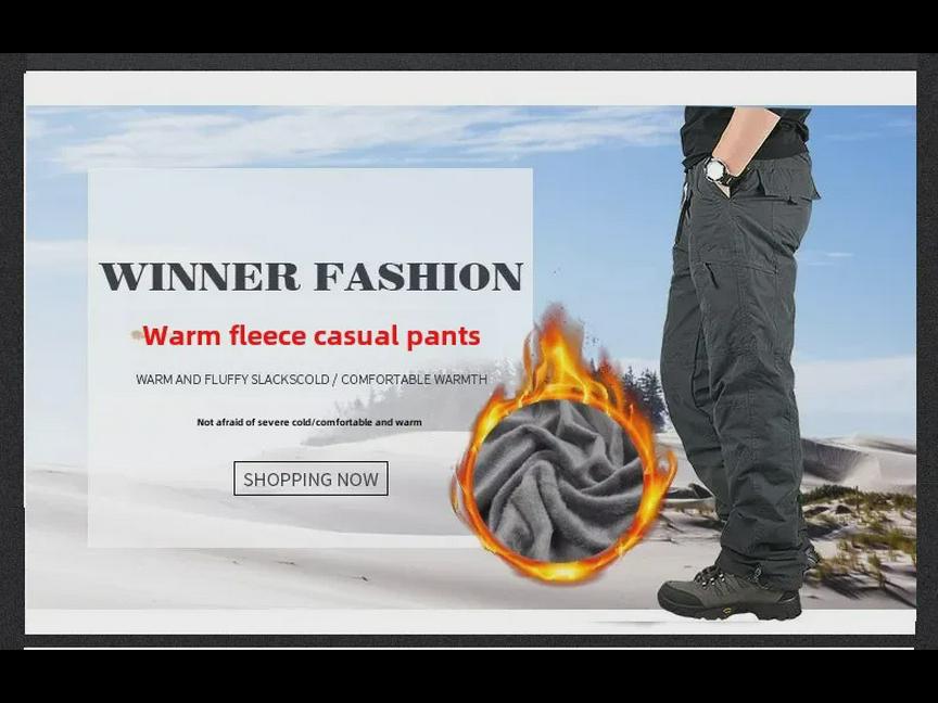 Мужской комбинезон из плотного бархата для активного отдыха: Теплые прямые хлопковые брюки с множеством карманов для осени и зимы