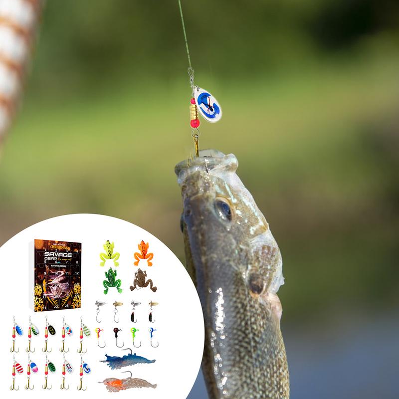 Fishing Lure Advent Calendars 2024 2024 Adult Fishing Advent Calendars Adult 24 Days Fishing Lures Set For Teens Boys