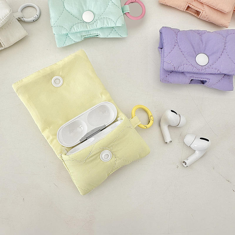 Cute Wireless Bluetooth Headphone Storage Case Convenient Travel Cute Earphones Organizers Protection Soft Case