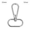 1pcs Metal Split Ring DIY KeyChain Lobster Clasp Bags Strap Buckles Hook Collar Carabiner Snap