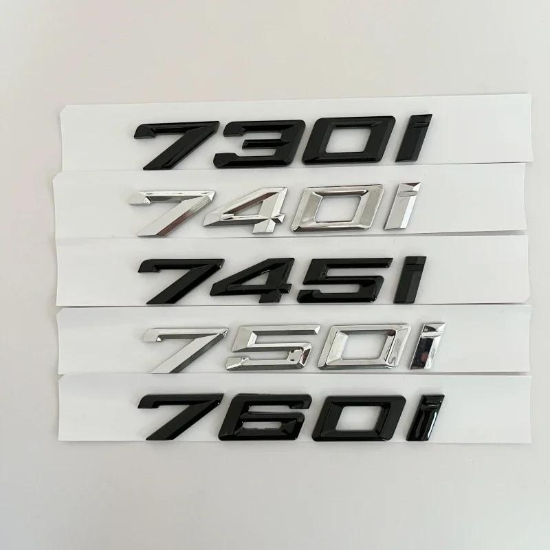 3D For BMW E63 E64 E66 E67 F12 F13 640i 645i 650i 730i 740i 745i 750i 760i Car Tail Letter Emblem Rear Trunk Logo Sticker Decal tw2