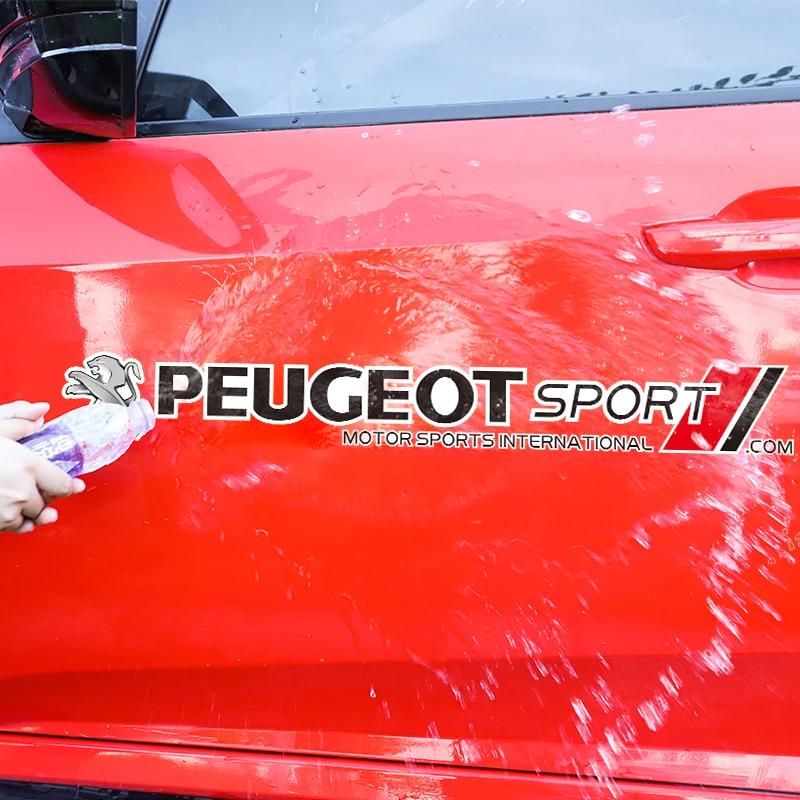 Car Door Sticker Decal Styling Decoration Interior Accessories For Peugeot 408 4008 308 3008 Rifter 5008 508 2008 208 301 207