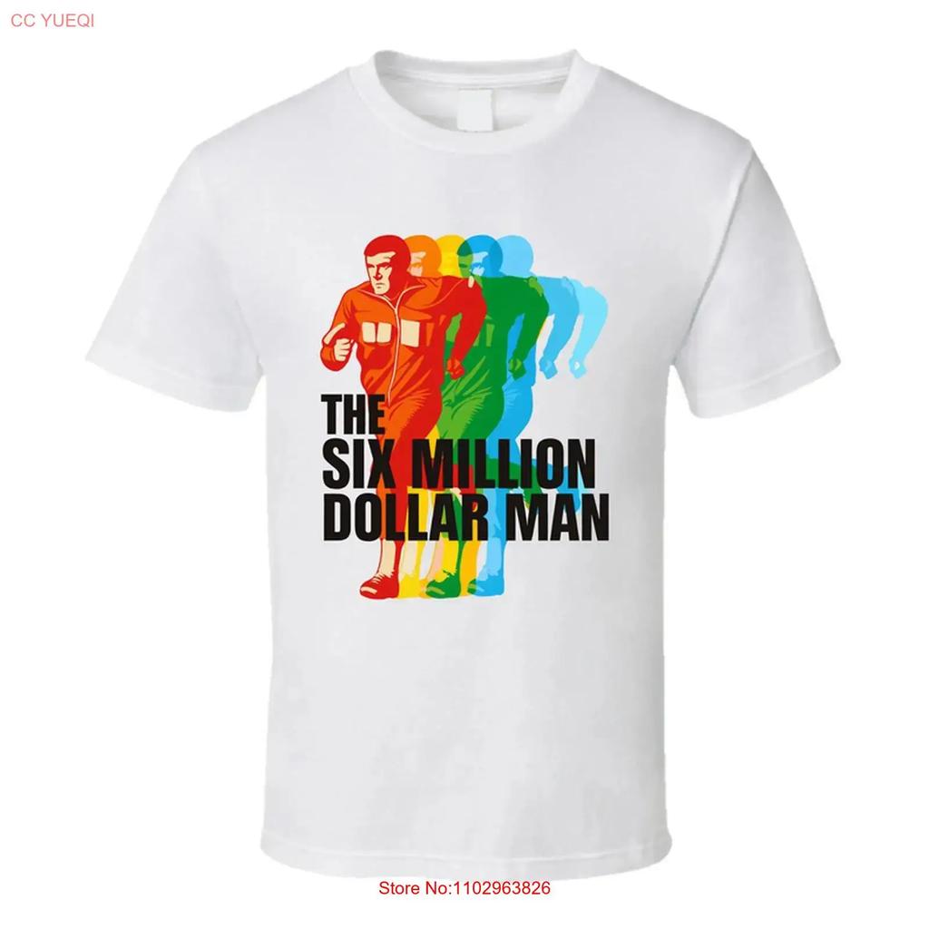 The Six Million Dollar Man Tv 1970s T Shirt vintage Washed Unisex homme Stylish Casual Comfortable Stretched Soft streetwear