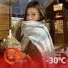 Women's Korean Style Polka Dot Warm Winter Scarf