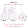 1:5 Small Garment Doll Toys Clothing Ruler Templates Design Ruler Plastic Pattern Making Measuring Tailor Sewing Tool 3x