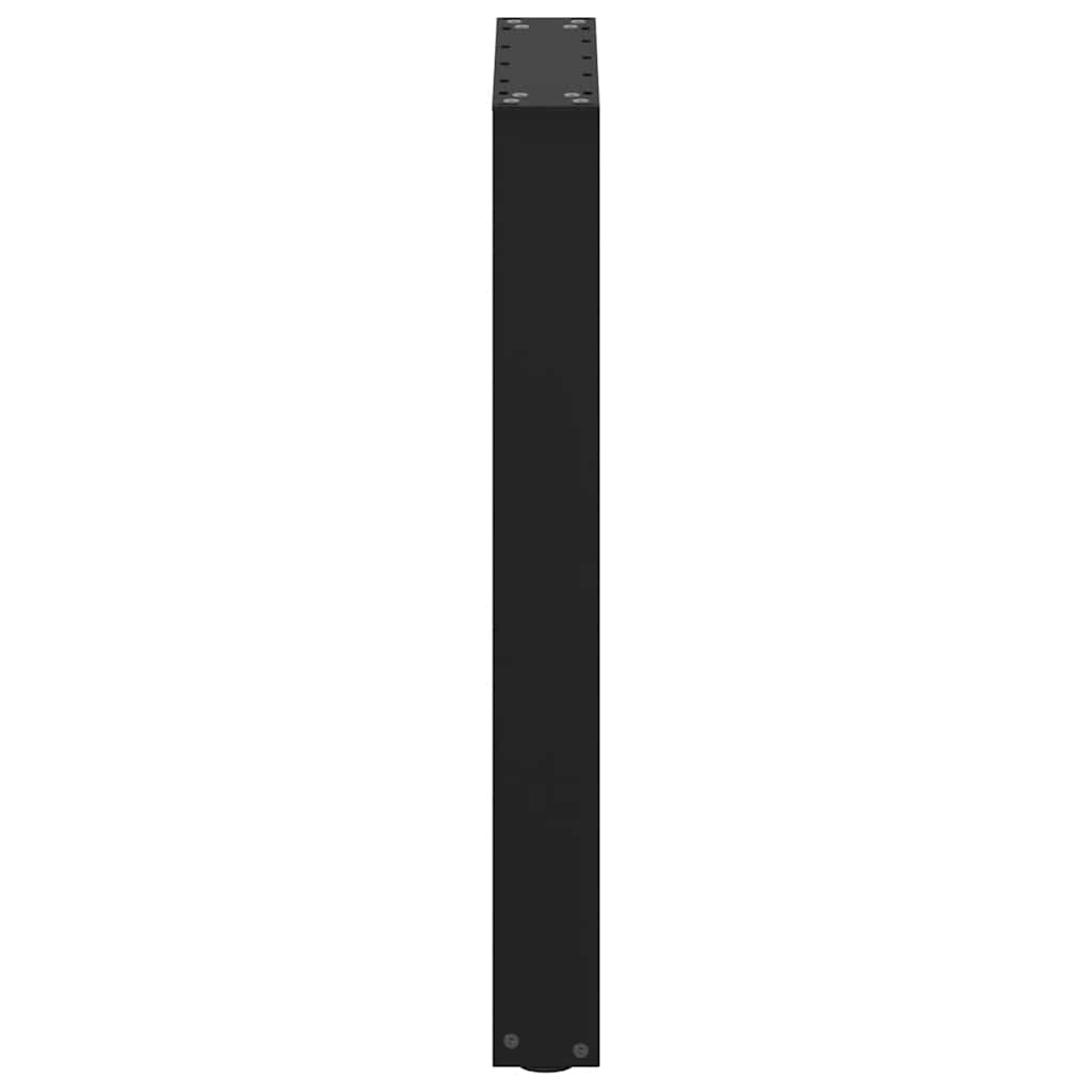 Nogi Do Stolika Kawowego, 2 Szt., Czarne, 50X(72-73) Cm, Stal
