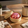 Squishy Bun Stress Relief Toy Slow Rising Soft Foam Squeeze Toy with Steamer Shape for Sensory and Anxiety Relief