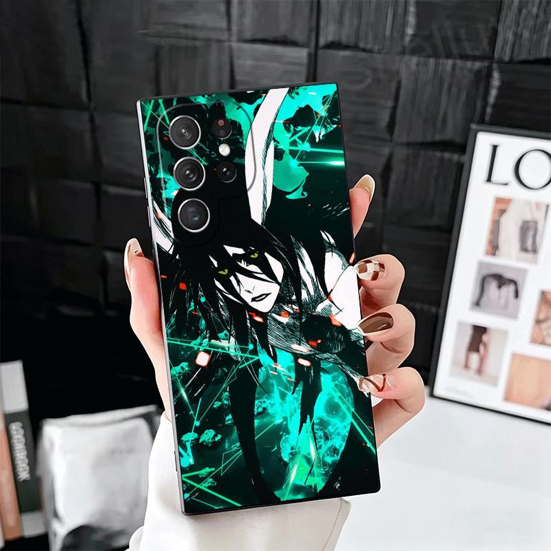 Чехол для телефона Bleach Улькиорра Сифер 4 Мягкий для Samsung Galaxy S26 S25 Edge S24 Ultra S23 Plus S22 S21 FE S20 Черный Чехол Задняя Панель